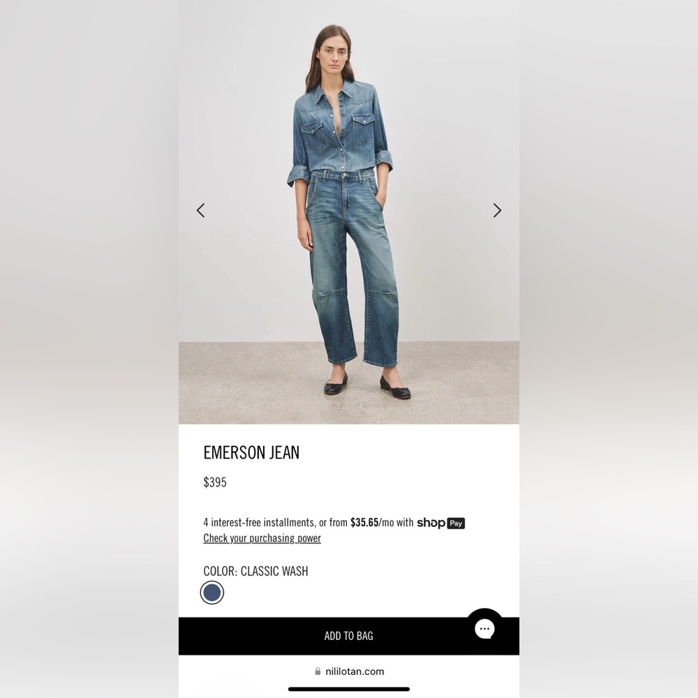 NILI LOTAN Emerson Jeans